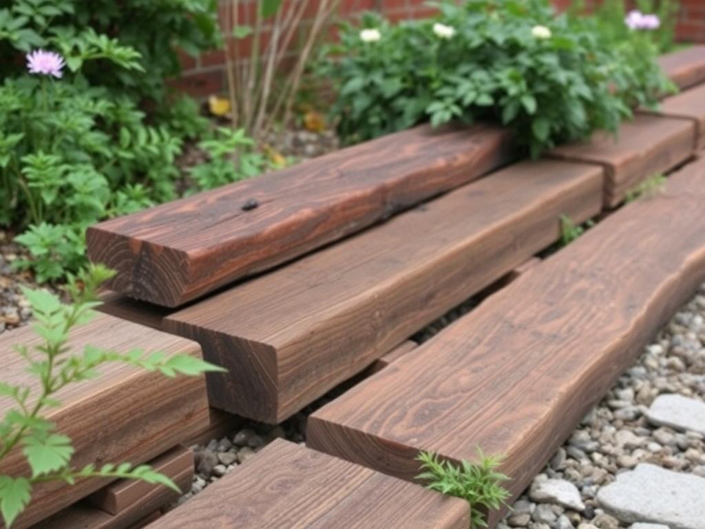 Impregnated wooden sleepers type 2 фото