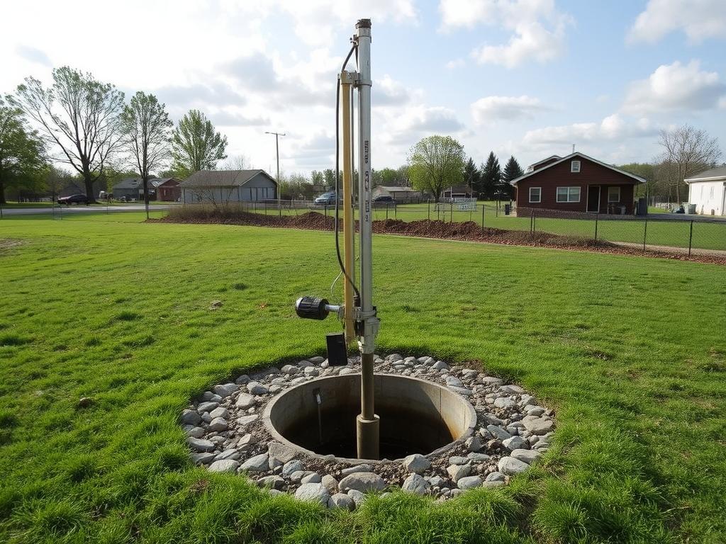 water well after drillingфото